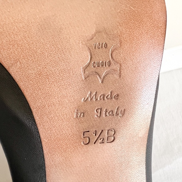 Saks Fifth Avenue Anthracite Heels 35.5 - Picture 13 of 14